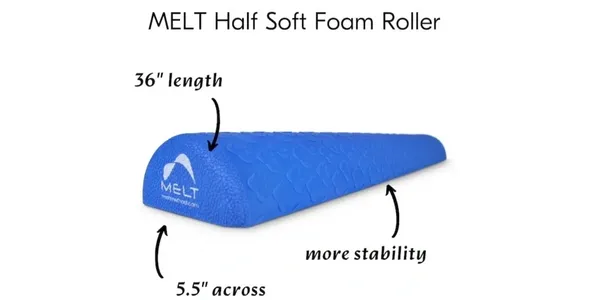 half foam roller